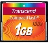 Transcend Transcend 1 GB CF 133x memoria flash CompactFlash