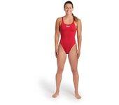 Bañador de natación arena team swimsuit swim mujer red/white