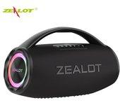 Altavoz BT inalámbrico ZEALOT S97 de 80 W con potente bajo y luces coloreadas