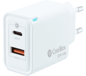 CoolBox Cargador USB 30W con tecnología GaN