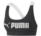 Puma Top Mid Impact Fit Negro