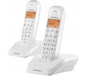 MOTOROLA S1202 Telefono DECT DUO Blanco