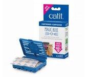 6 unidades Catit Magic Blue Cartucho de repuesto gatos