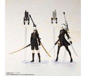 Nier automata figura plastic model kit 2b & 9s 7 cm