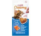 12 x 40 grs Catit Snack Creamy Salmón y gambas para gatos