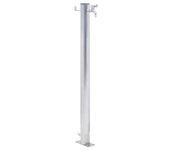 Columna de agua de jardín 60 cm acero inoxidable redonda