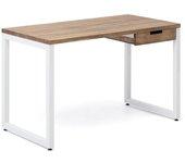 Secretária BOX FURNITURE 51 Icub Blanco (Madera, Metal - 60x140x73 cm)