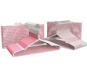 Com-Fort House Percha Plastico Cadete Rosa y Blanco 25 Cm Largo