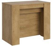 Itamoby Consola extensible 90x48/296 cm efecto madera roble natural