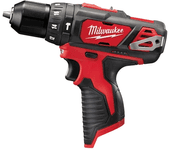 Milwaukee - taladro de percusión sin cable 12v li-ion 30nm sin batería ni cargador - m12 bpd-0