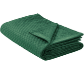 Beliani colcha verde 200 x 220 cm nape