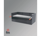 FM CALEFACCION Barbacoas fr carbón y leña modelo BV-80 de fm barbacoas