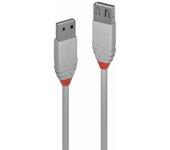 Cable usb lindy 36715 gris