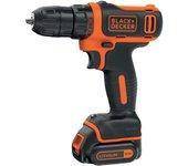 Taladro atornillador 10,8v litio con cargador black+decker bdcdd12