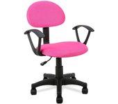 Furniture style fs6223rs leyre silla de estudio textil color rosa