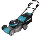 Makita lm002gt201 cortacésped 40vmax xgt 53cm 5,0ah 2 bat bl carcasa de chapa, tracción