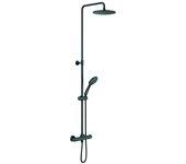 Genebre ct67111 19 41 oslo columna termostática extensible con equipo de ducha negro