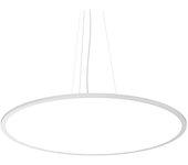 Ideal lux fly plafón led integrado colgante 90cm blanco, 3000k, ip40