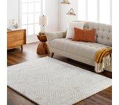 Surya alfombra shaggy moderna marfil/beige 160x213