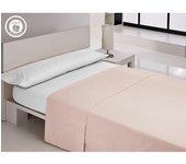 Sábana encimera happy home lisos cotton rosa cama de 105