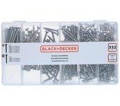 Surtido de tornillos para madera cabeza ph black+decker