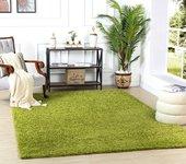 Surya Alfombra shaggy moderna verde 80x150