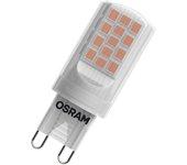 Osram lámpara led star pin, g9 base, óptica mate ,blanco cálido (2700k), 430 lumen, sustituto de 37w-iluminante 1-paquete