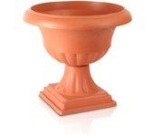 Prosperplast Maceta Ornamental con Pie ATENA 7,5L Terracota