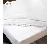 Sábana bajera ajustable hosteline iris premium blanco cama de 120