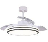 Ventilador Led Dc Louis 1060 35W Dimt-Cct-Blanco CRISTALRECORD