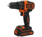 Black and decker - taladro atornillador a batería 18v 1.5ah 40nm - bdcdd186k