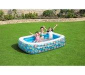 Bestway Piscina hinchable infantil azul 229x152x56 cm