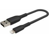 Belkin BRAIDED A-LTG 0.15M  BLK