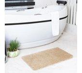 Surya alfombra de baño antideslizante lavable beige 80x50