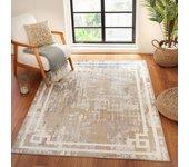 Surya alfombra abstracta moderna beige/blanco 160x213