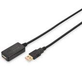 Digitus USB 2.0 5m cable USB USB A Negro