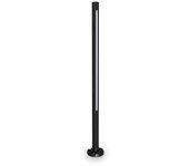 Ideal lux jedi bolardo exterior led 80cm negro, 3000k, ip65, no regulable