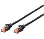 Cable de Red DIGITUS (RJ45 - 25 cm - Negro)