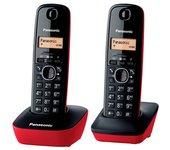 Panasonic KX-TG1612  DECT Negro, Rojo