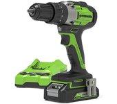 Taladro/atornillador 24v 2ah greenworks gd24dd35k2 - 3704007ua