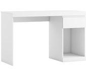 Mesa de escritorio leni 1 cajón color blanco, 120 x 50 x 75,5 cm