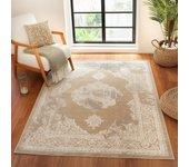 Surya alfombra vintage oriental beige/blanco 120x170