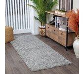 Surya Alfombra shaggy moderna gris 100x200