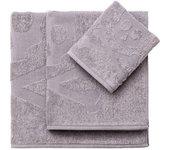 Set Toallas Baño Calavera (30x50, 50x90, 70x140cm) Algodón Gris Scalpers Home