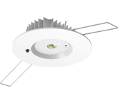 Osram luxpoint® luminaria emergencia led empotrable 200lm cri80 6500k 1 hr. simétrico auto-test werner