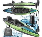 Kayak doble Liberty hinchable, juego completo con bolsa de transporte TECTAKE