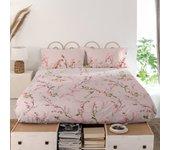 Chinoiserie rose sabana cama 80/90 (160x270 cm)