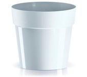 Maceta cube basic , dimensiones (mm) 235x235x216, color blanco