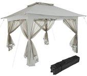 Tectake carpa plegable 3,64 x 3,64 x 2,94 m