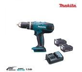 Makita HP347DWE Taladro Combinado + Batería 14.4V